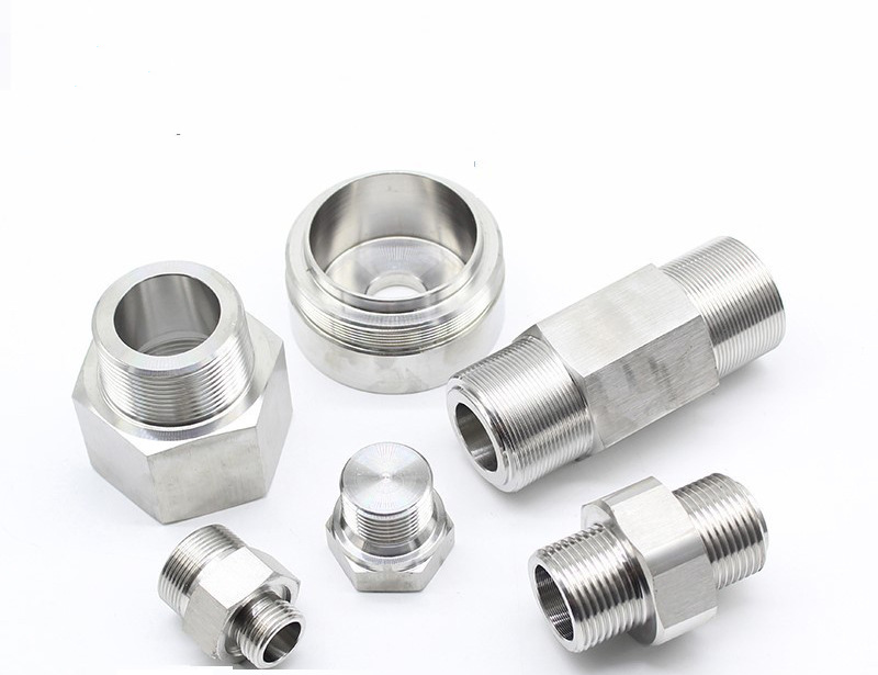 CNC Machining Turning Parts Threaded Nuts Inserts