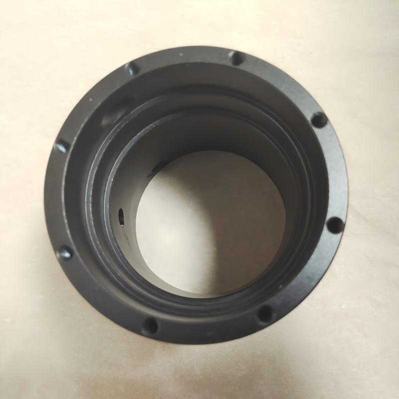 Aluminum Cylinder Housing with Black Anodized